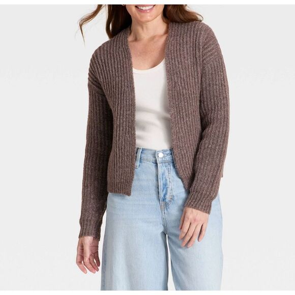 Universal Thread - Women's Cozy Cardigan - Universal Thread Brown XS Brown - Picture 4 of 4